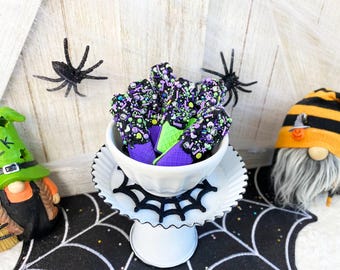Fake Halloween Wafer Cookies / Faux Cookies / Halloween Decor / Tiered Tray Decor /Farmhouse