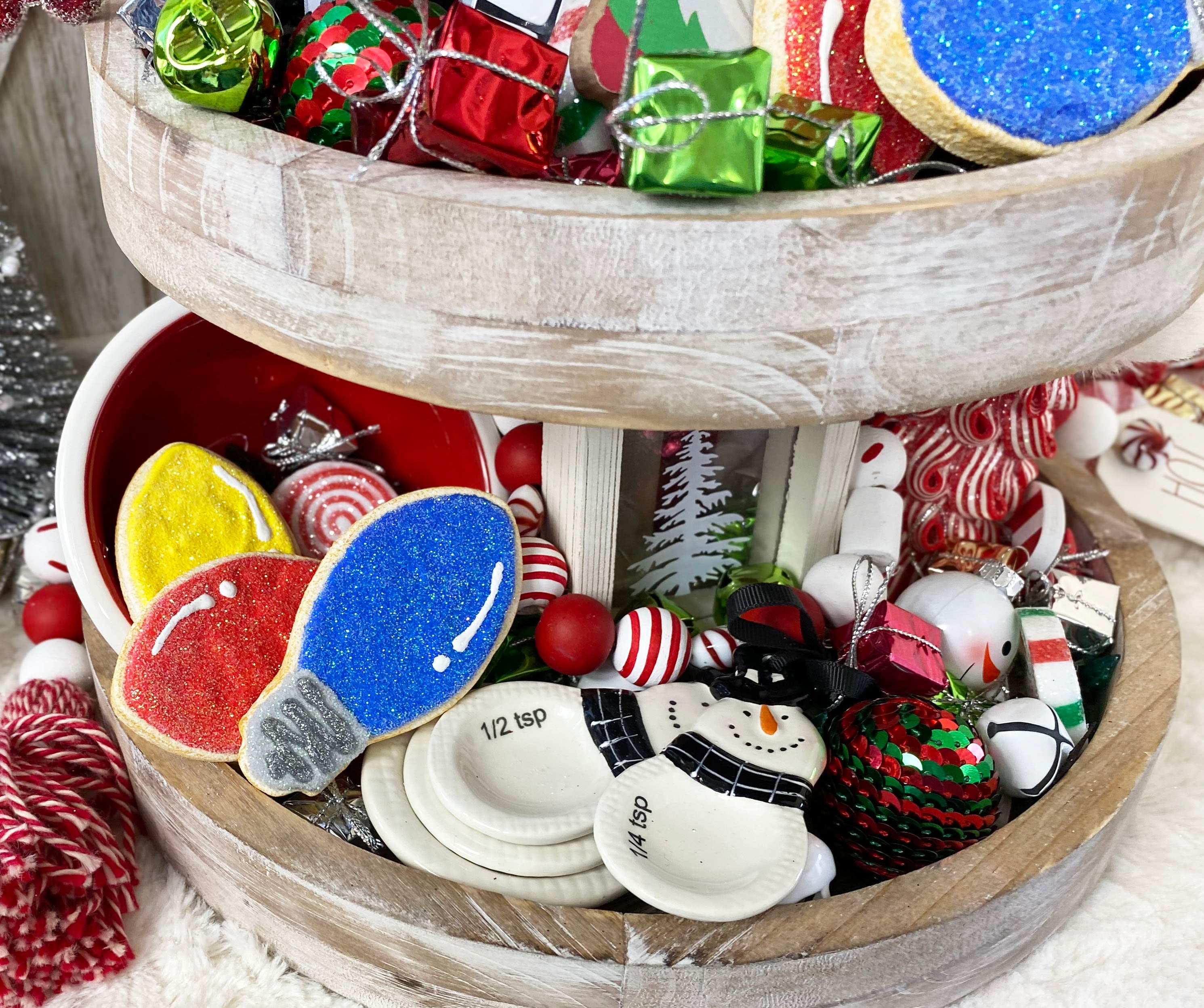 Fake Christmas Lights Cookies / Faux Christmas Cookies / Etsy