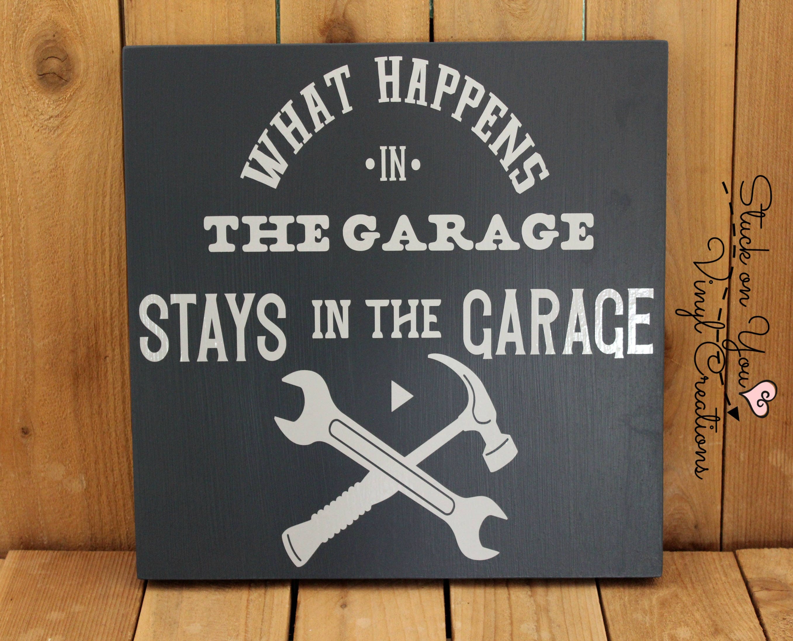 Gramps Garage 5x8 Sign What Happens Stays Man Cave Classic Shop Car Workshop #1