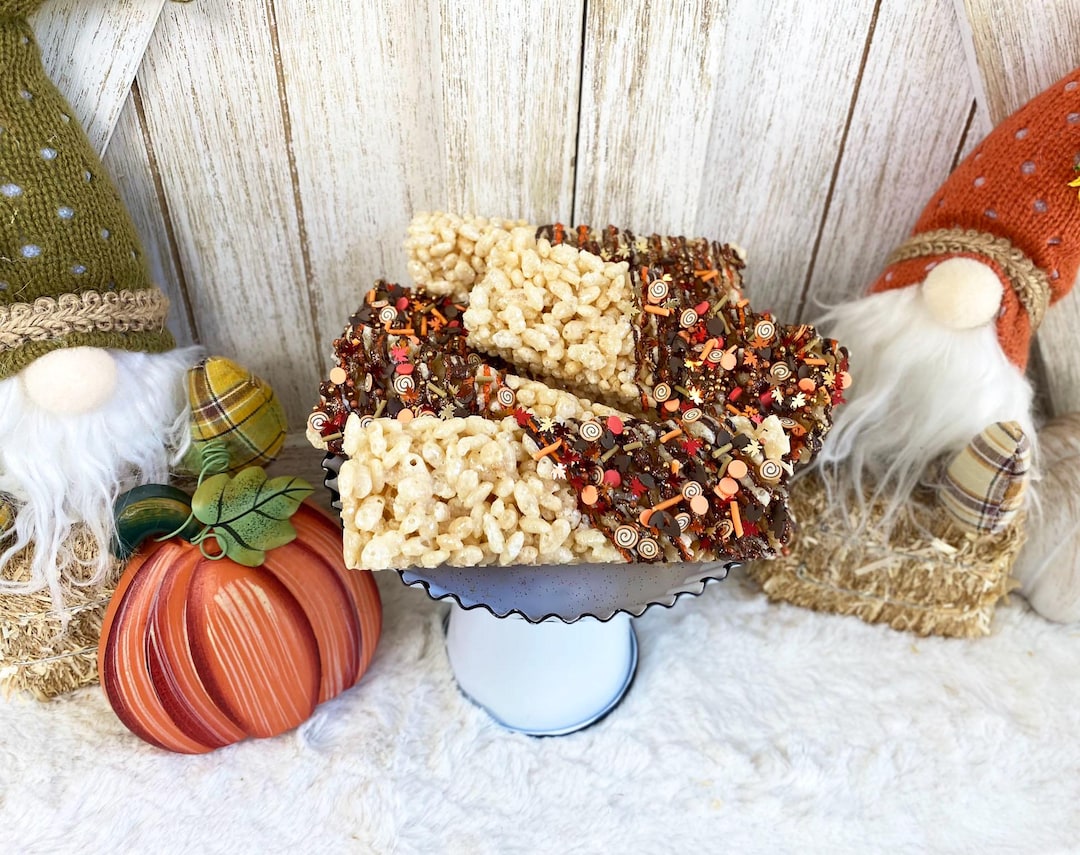 Fake Fall Rice Krispies Treat / Fake Rice Krispies Treat / Fall ...
