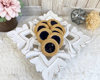 Fake Blueberry Jam Cookies / Faux Cookies / Faux Jelly Cookies / Tiered Tray Decor/ Cookie Photo Props