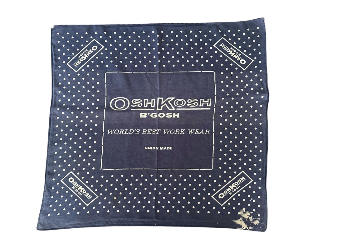 50s〜60s OSH KOSH B’GOSH USA製 襤褸 アートピース Vtg OSHGOSH B'GOSH Bandanna - Etsy