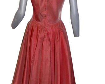 Lorraine Baines Style VTG Taffeta Prom Dress XS - Etsy New Zealand