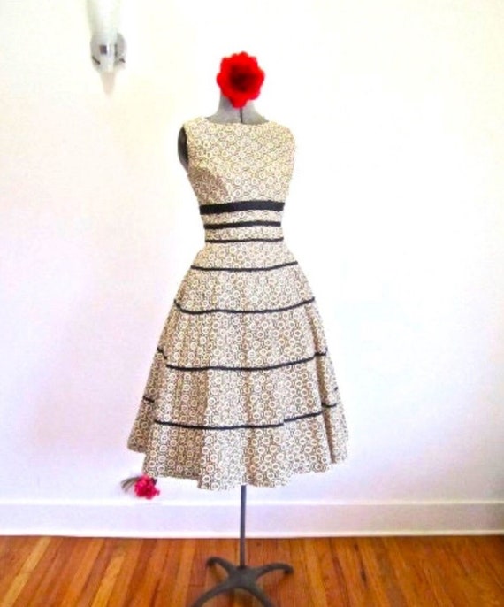 VTG 5O’s Party Dress  (Size x Small)