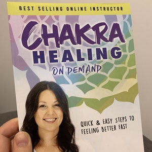 CHAKRA Healilng on Demand Book Autographed By Melissa Crowhurst NEW image 1