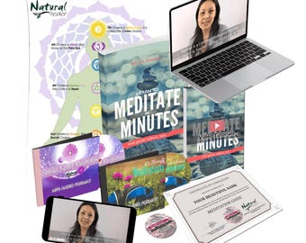 Learn Meditation with Certification to Guide + 10 MP3 Audios I Mindfulness
