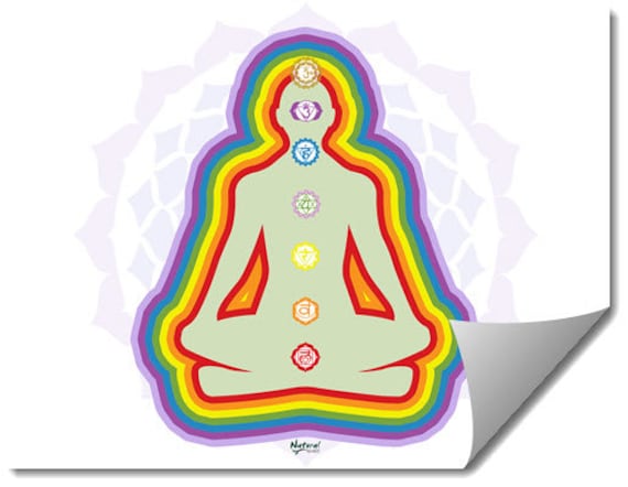Chakra & Aura Energetic Body Poster 2-pack - Etsy