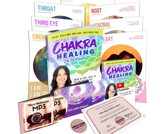 Chakra Healing On Demand Course with Optional Certification | Energy Healing Includes A Lot Of Bonuses