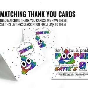 Poop Emoji, Emoji Invitation, Emoji Birthday Invitation, Poop Emoji ...