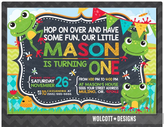 Frog Birthday Invitations Frog Birthday Party Birthday Invitation frog-birthday-invitations-frog-birthday-party-birthday-invitation