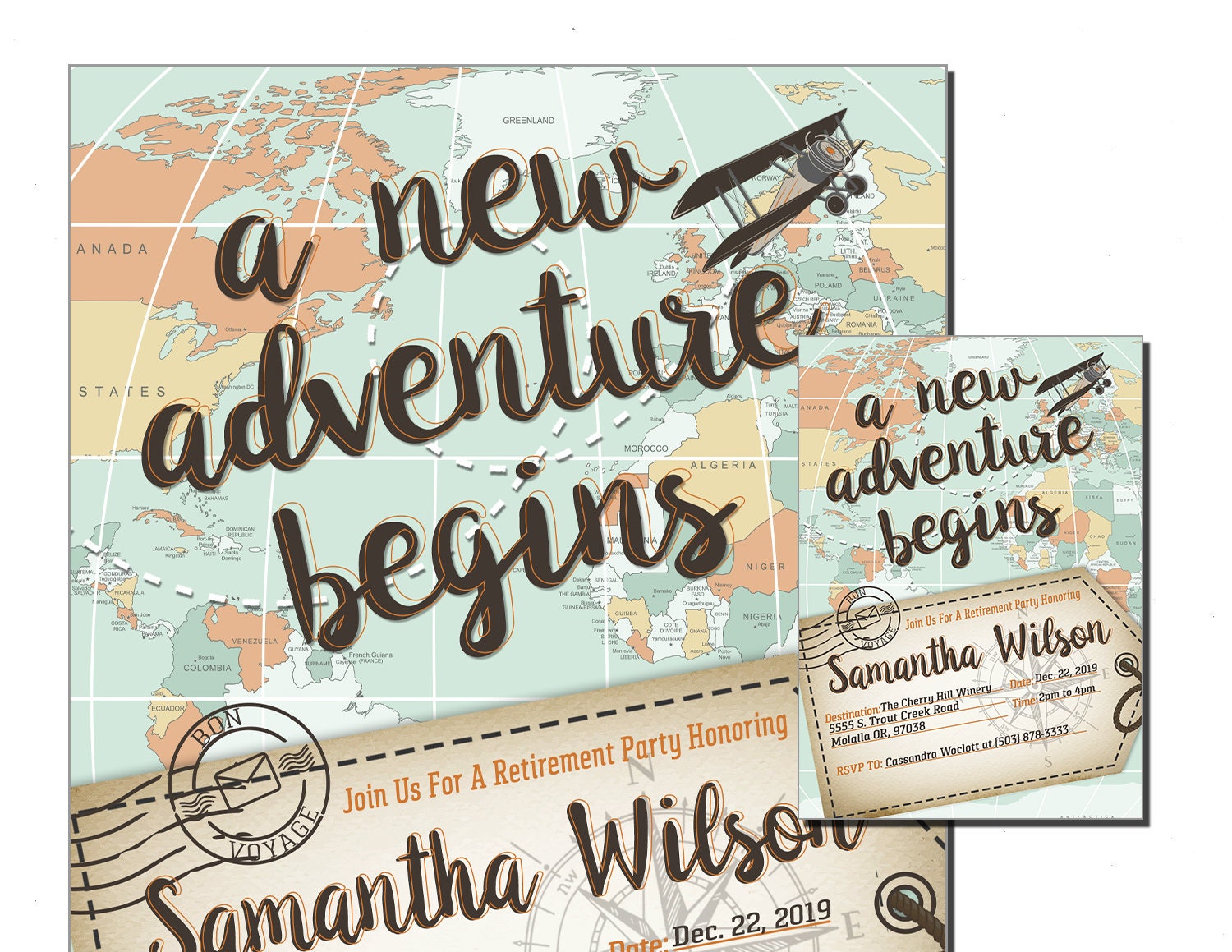 Retirement Party Invitation Gift for Coworker Moving Leaving Etsy