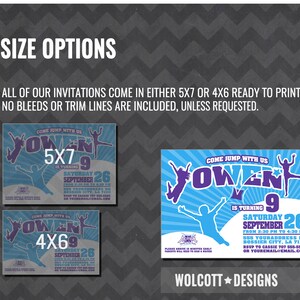 Altitude Trampoline Park, Trampoline Party Invitation , Bounce House ...