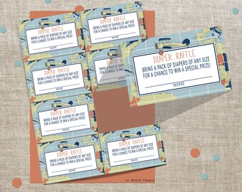 Airplane Diaper Raffle Inserts, Adventure Awaits, airplane baby shower games, Shower games, Pintable airplane, Printable shower games