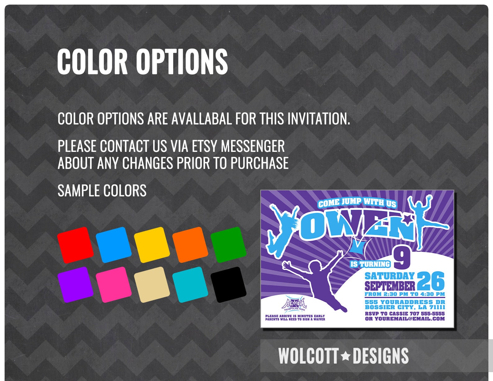 Altitude Trampoline Park Trampoline Party Invitation Bounce - Etsy