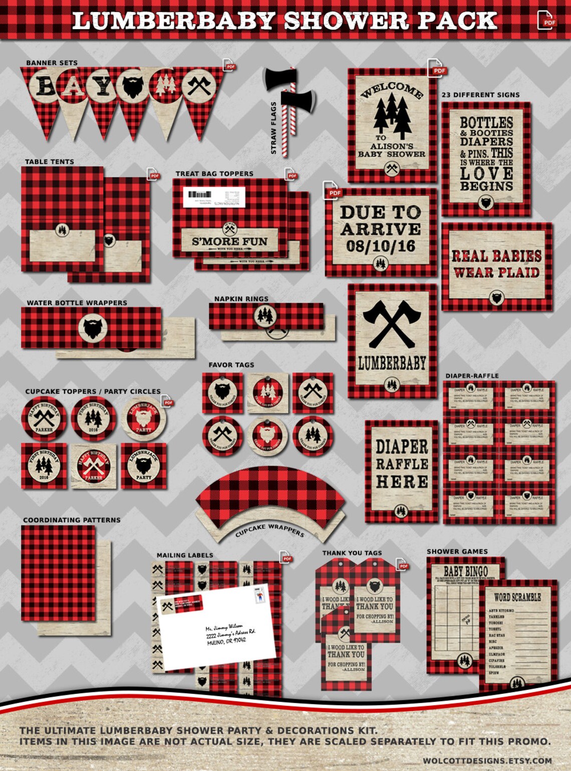 Lumberjack Baby Shower Lumberjack Shower Lumberjack Shower - Etsy