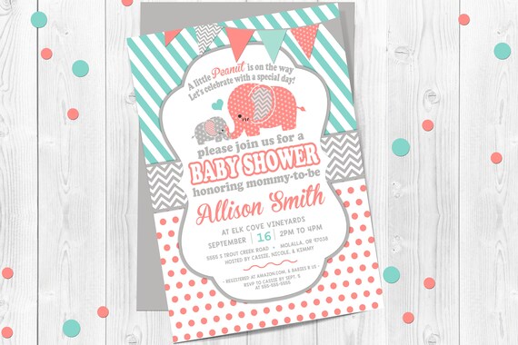 Elephant Baby Shower Invitations Elephant Baby Shower Elephant Elephant Baby Shower Invitations Elephant Baby Shower Elephant