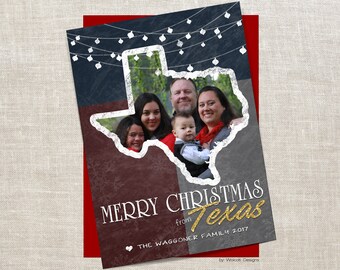 Texas Christmas Cards 2022 Texas Christmas Cards | Etsy Ireland