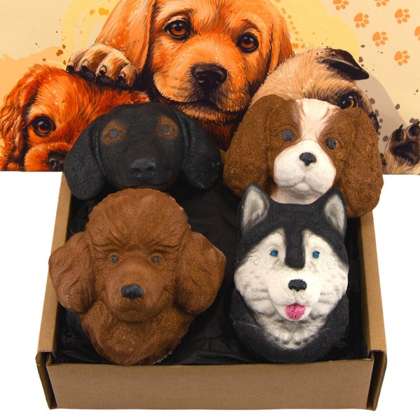 Dog Bath Bomb Gift Set, Perfect for Dog Lovers, VBC.LIFE, Dog Owner Gift Hamper, Father's Day Gifts,  Mother's Day Gifts