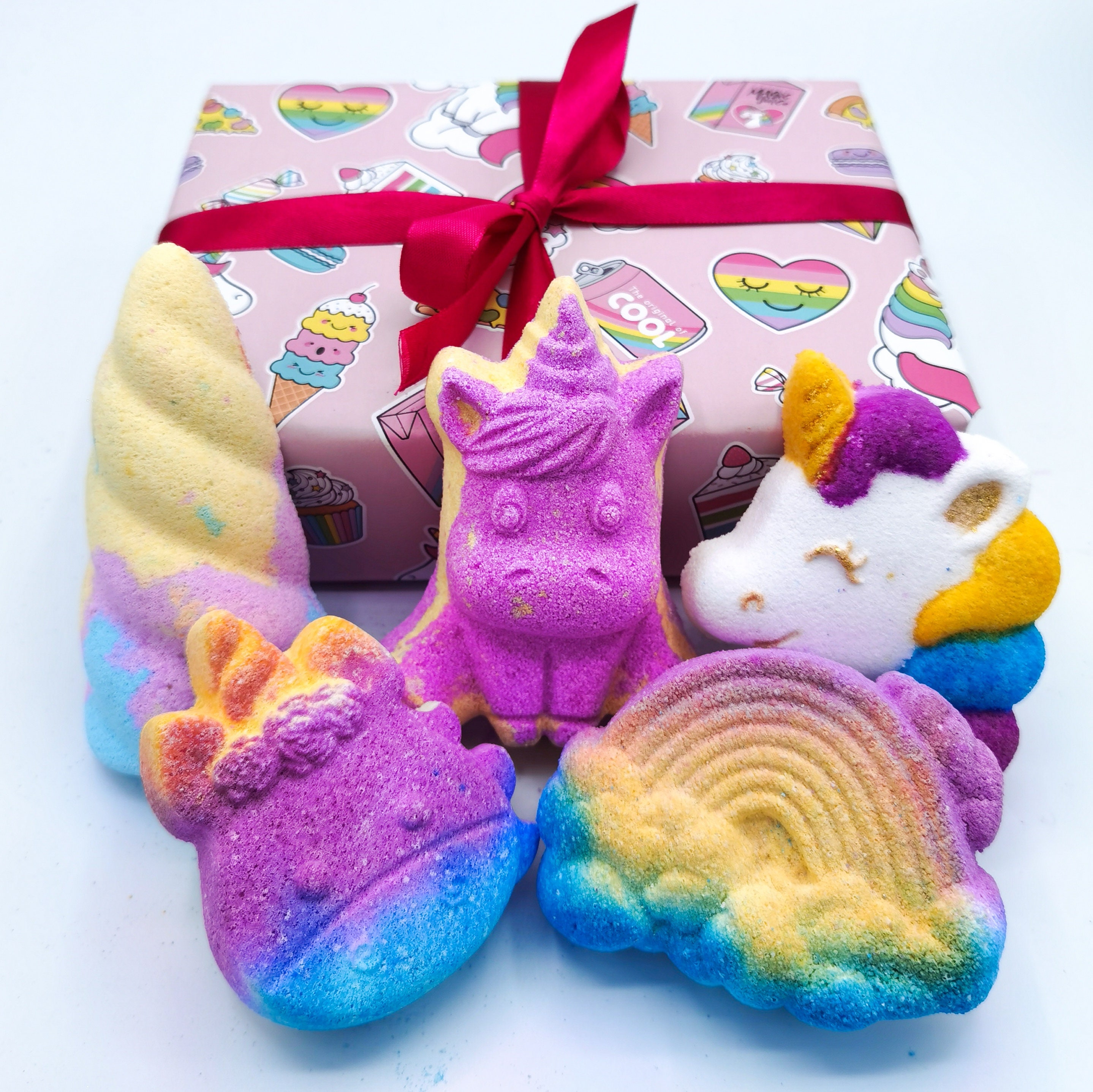 Unicorn Bath Bomb Gift Set Hamper Personalised Gift Set | Etsy