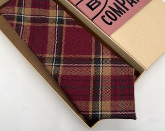 County Tyrone Tartan Tie - Matching Pocket Square & Cufflinks available