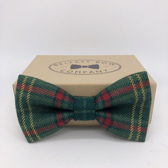 Tartan Bow Tie in County Armagh Pre-tied Pocket Squares & | Etsy UK