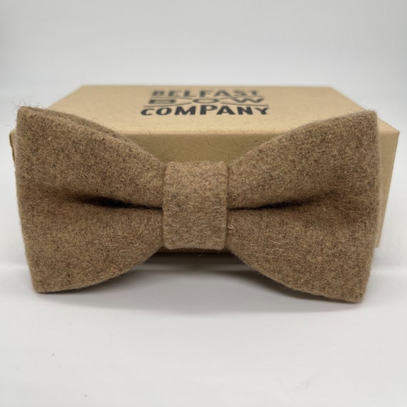 Bow Tie in Camel Tan Pre Tied Boy s sizes available