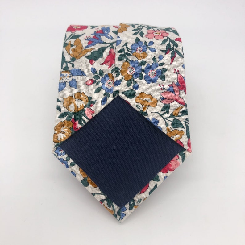 Matching Cufflinks available Liberty Tie in Pink Blue Green Gold Floral