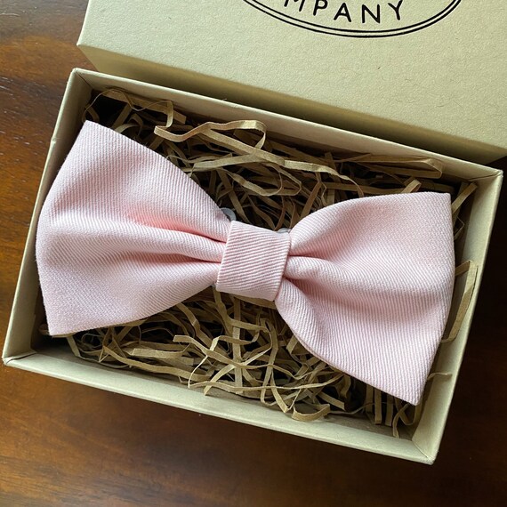 Bow Tie in Pale Pink Pre-tied & Boy's Sizes Available - Etsy UK