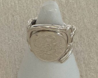 Spoon Ring Womens Sterling Silver Rings Spoon Jewelry Cancer Zodiac Ring Gifts for Her Bridesmaid Gifts  Gifts for Mom Repurposed Silverware