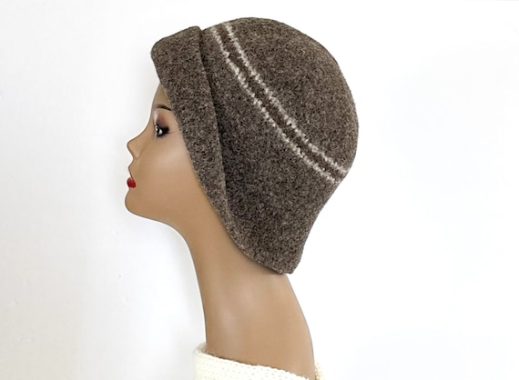 Wool Felted Hat Womens Handmade Hats Gifts for Her Gifts for  display picture 1