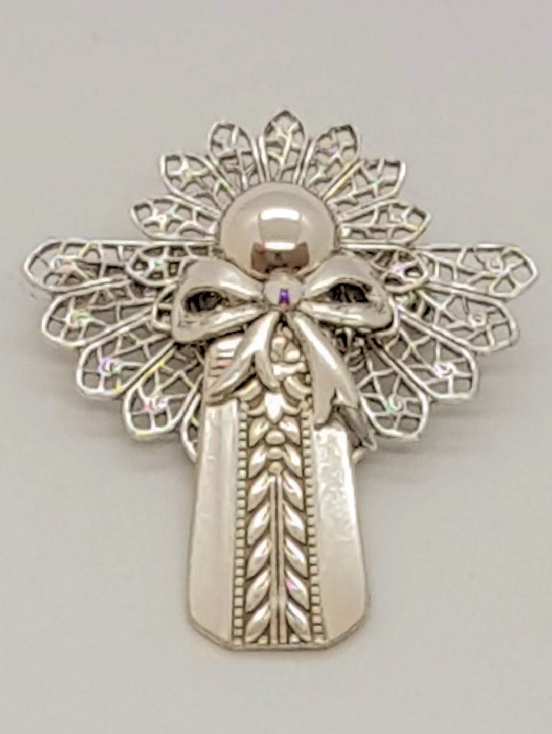 Spoon Angel Jewelry Spoon Angel Pins Gifts for Her Angel Pendants Christmas Tree ...