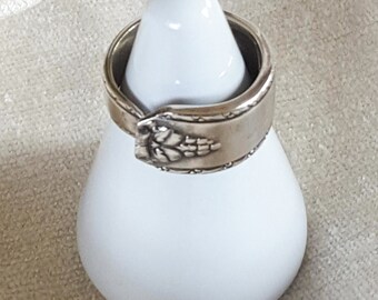 Spoon Ring Womens Rings Spoon Jewelry Gifts for Her Bridesmaid Gifts Gifts for Mom Repurposed Silver Plated Silverware