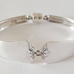 Spoon Bracelet Rogers Company Guild 1932 Antique Silver Plate Vintage Spoon Bridesmaid Gifts Gifts for Her Gifts for Mom Spoon Jewelry image 1