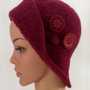Wool Felted Hat Women display picture 1
