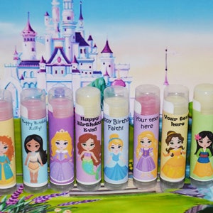 Lip Balm, Snow White and the Seven Dwarfs Movie, Snow White Party, Princess Party Favors, Girl Party Favors, Girl Birthday Prizes, Party