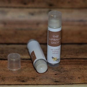 Vanilla Lip Balm, Vanilla Bean Lip Balm, Flavored Lipbalm,  Vanilla Lipbalm, All Natural Lip Balm, Natural Lipbalm, Organic Chapstick, Gifts
