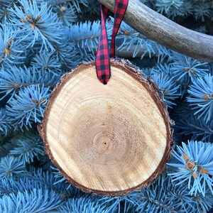 Best Opa Ever Wood Slice Ornament, Hand Crafted Wooden Slice Ornament, Rustic Christmas Ornament, Wood Slice Ornament image 3