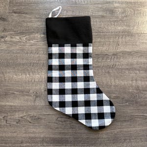 Buffalo karierter Weihnachtsstrumpf