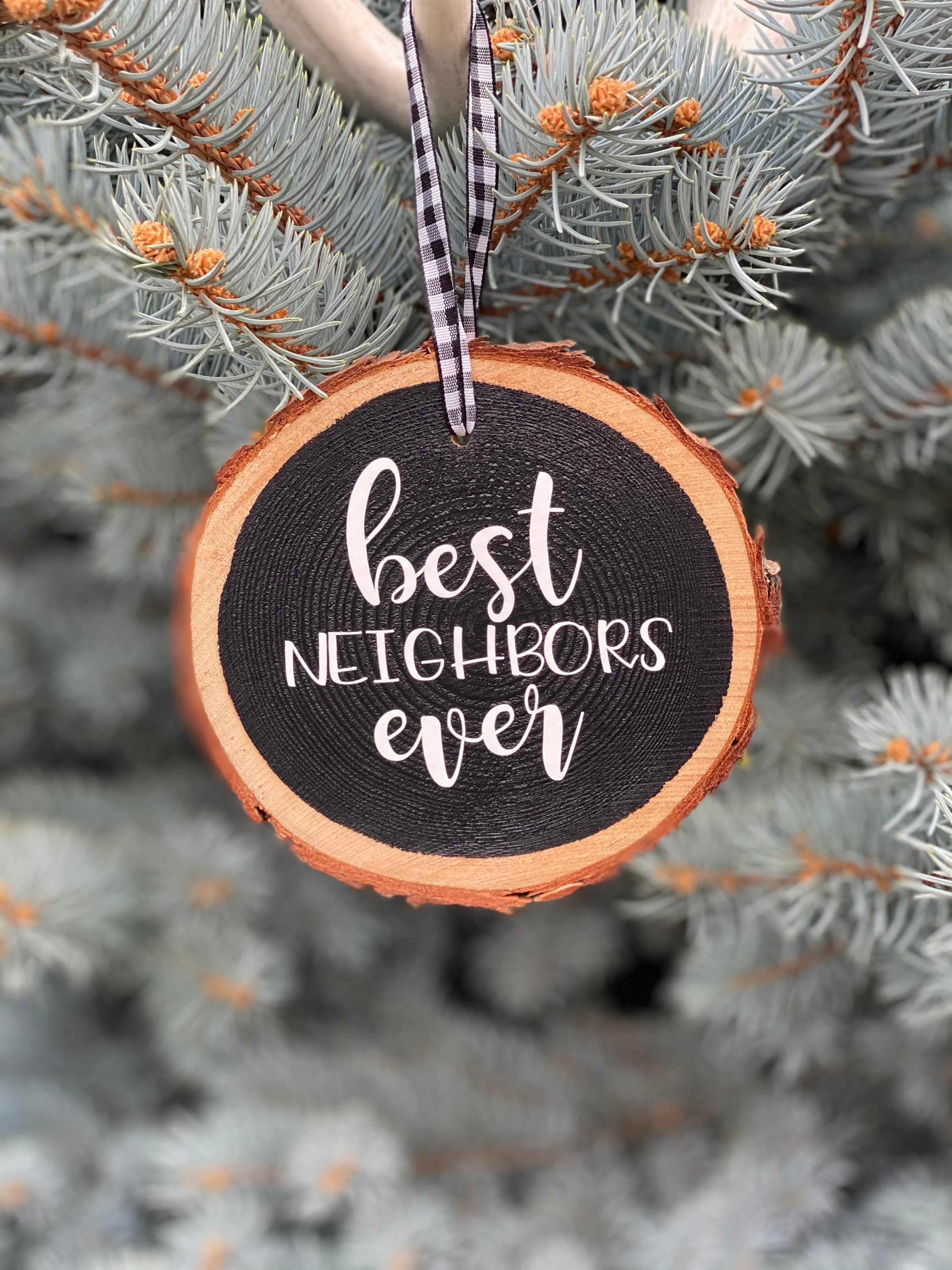 Neighbor Ornament, Neighbor Christmas Ornament,Good Neighbor Ornament,Good  Neighbor Xmas Ornaments 