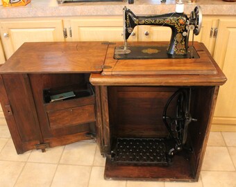 Antique Singer Sewing Machine Cabinet Key