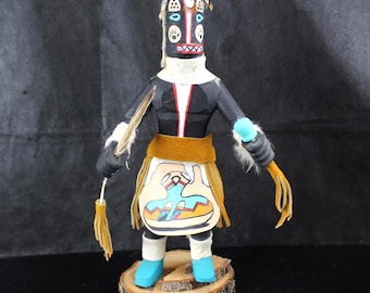 Vintage Southwestern Native American Style Katsina Doll – Sio Salako / Zuni Water Jar Motif
