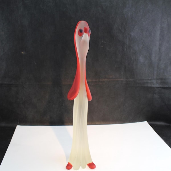Murano Art Glass Dog Figurine: Fratelli Toso Collectible, 16.5"