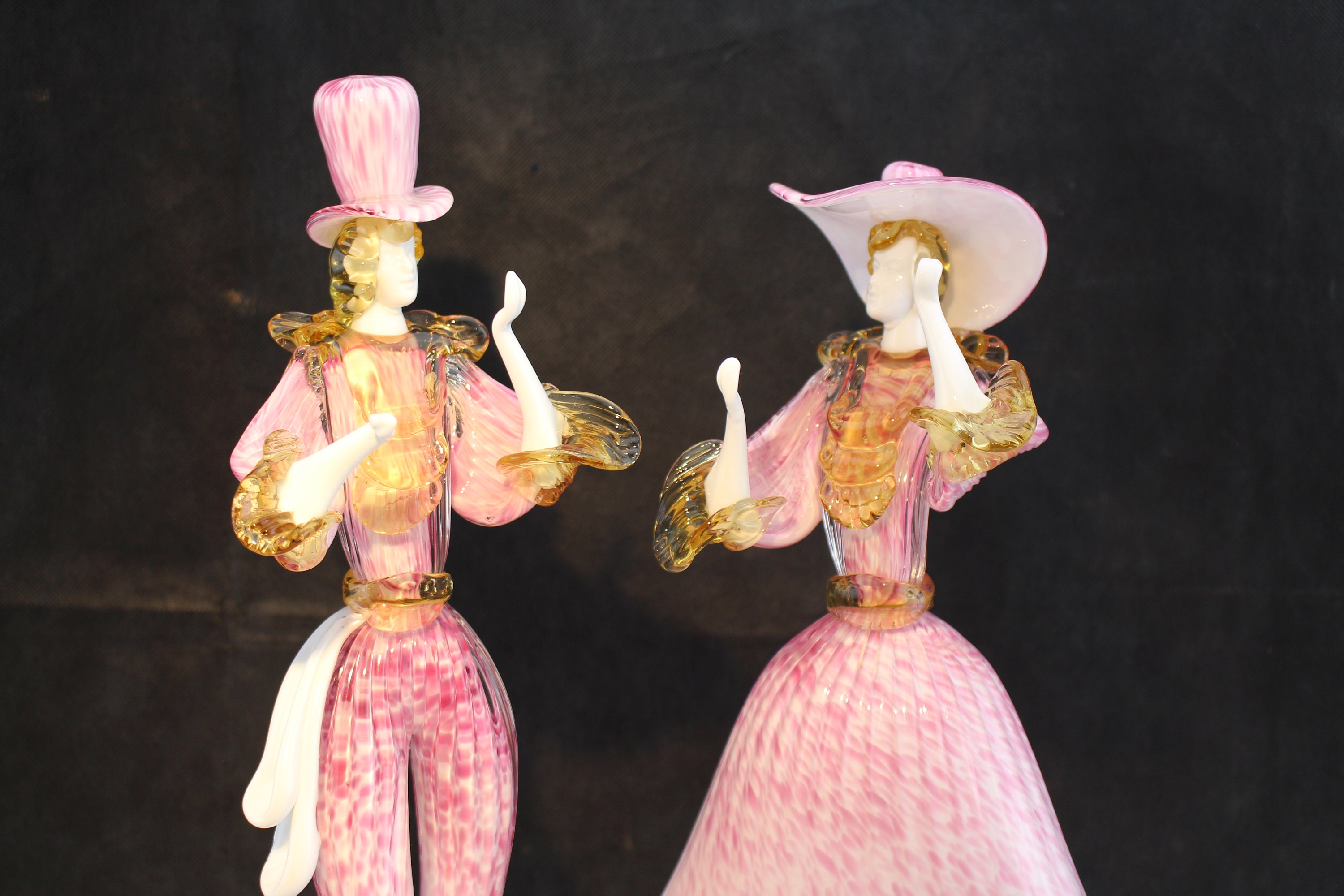 MURANO Formia ムラノ アート ガラス フィギュリン 女性像 MURANO Formia ムラノ アート ガラス フィギュリン 女性像