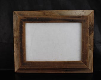 Rustic Barnwood Picture Frame Glass Shadowbox Display Fits 11x15 Reclaimed Wood
