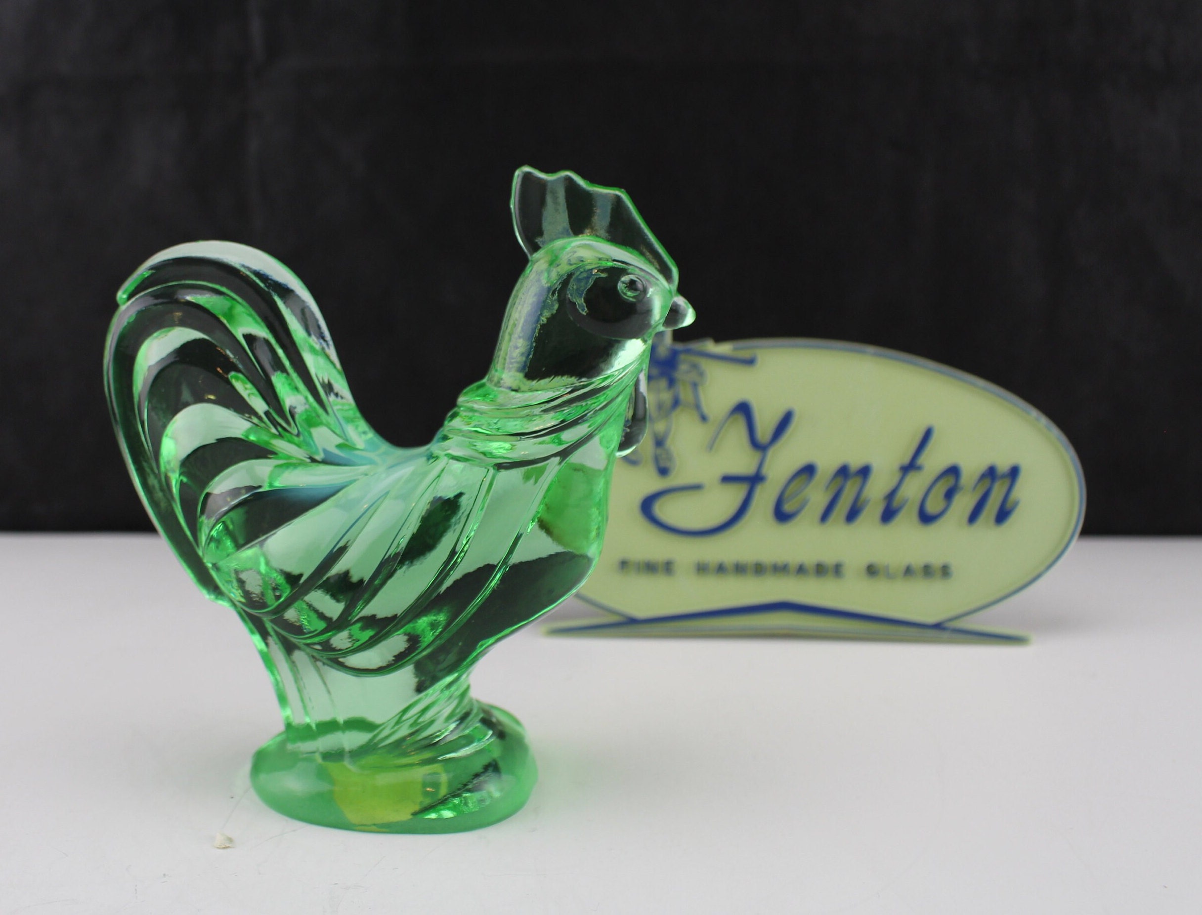 Fenton Artisan Glass Figurine - A Rare Find! - Free Shipping!