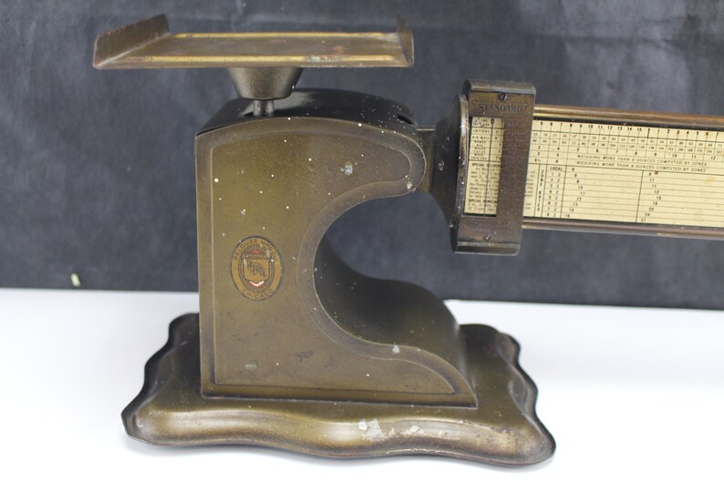 Antique Postal Scale Pelouze Mfg. Co. Chicagointerior Display Etsy
