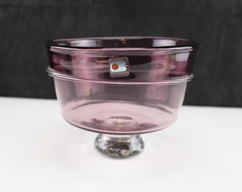 Blenko Art Glass Orchid Purple Bowl 9704 Matt Carter Design-Collectible interior home decor