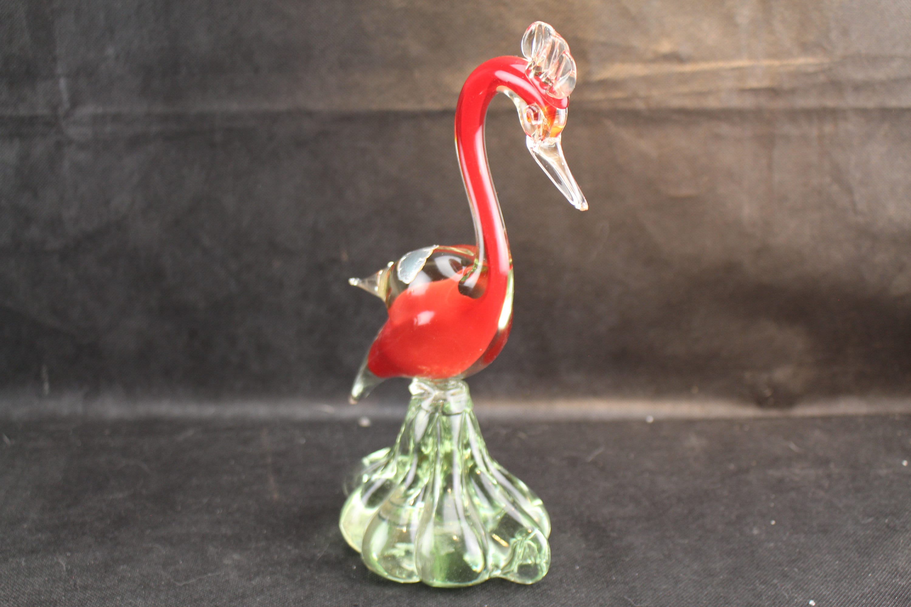 イタリアMurano Glass ムラーノガラス 鳥 オブジェ 置物 インテリア Murano Glass 鳥のオブジェ ヴェネチアンガラス ムラーノガラス