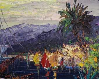 油彩画 街並み 風景画 Peter Brouwer 油彩画 街並み 風景画 Peter