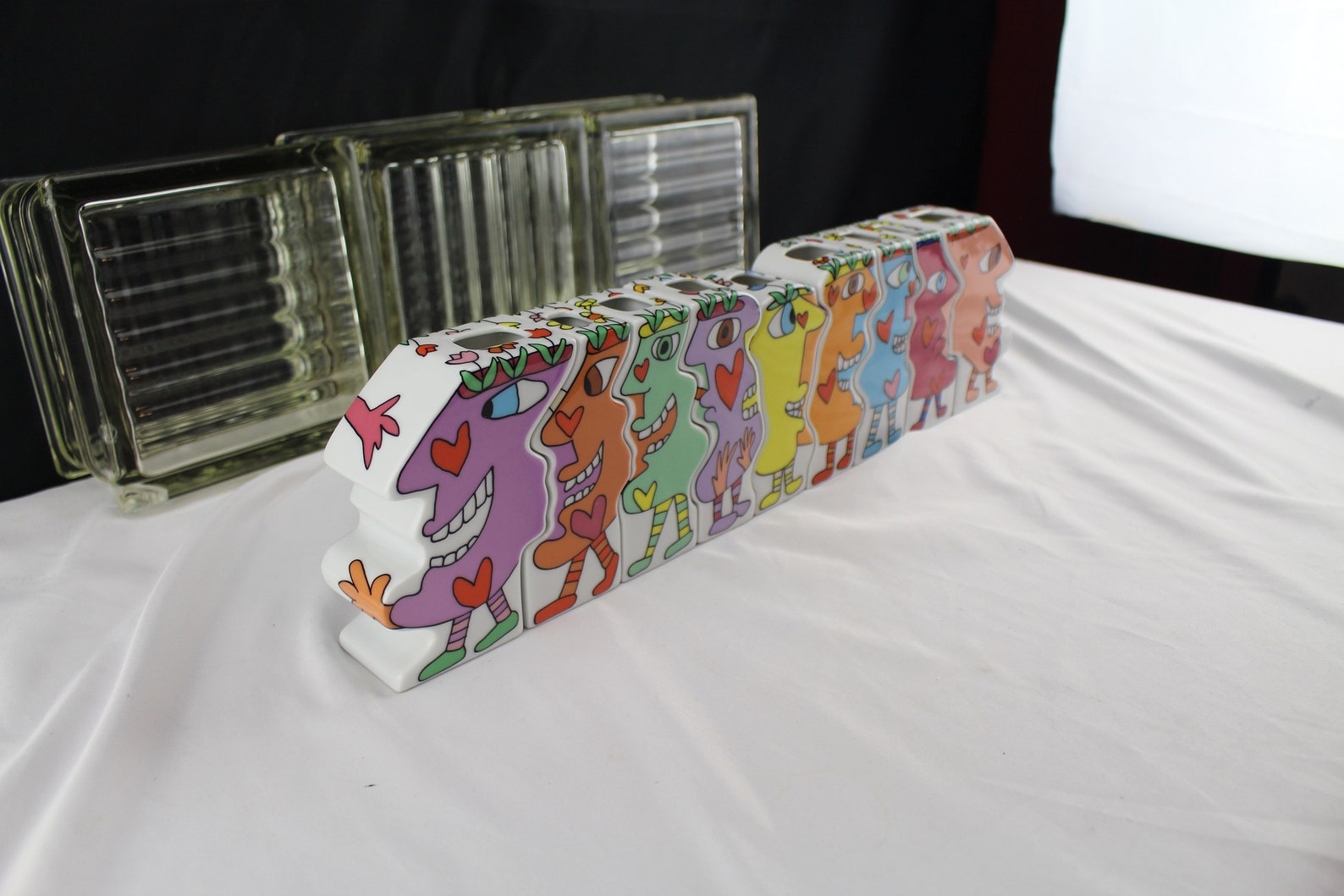 Modern Art James Rizzi Rosenthal Porcelain Vase Matching Set Etsy